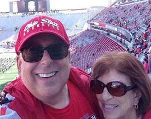 Stern at the game - Dr. Michael Stern