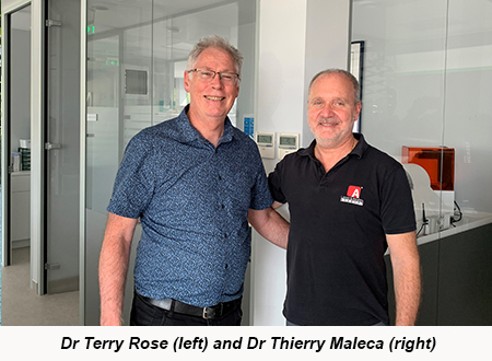 Dr Terry Rose (left) and Dr Thierry Maleca (right)