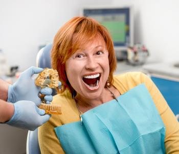 implants with dentures from dentist in Georgia
