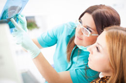 X-ray Procedure Chicago - Dentist and Patient Checks X-ray