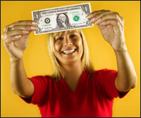 Dental Offers Chicago - Woman with money