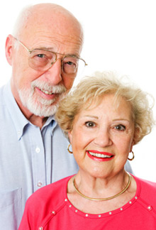 Dentures in Chicago - Elderly Couple