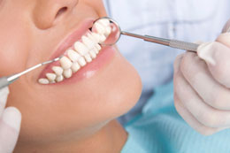 Teeth Lumineers Chicago - Patient at dentist office