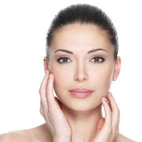 Woman with Beautiful Face