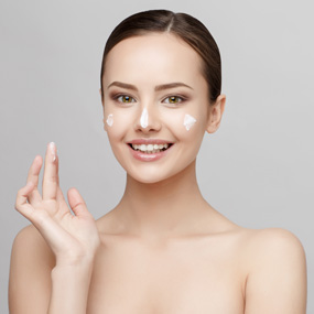 Beautiful Woman with Clean Fresh Skin