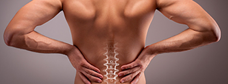 A Man with Lower back pain