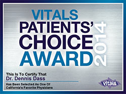 Dr Dennis Dass, MD Patients Choice Award 2014