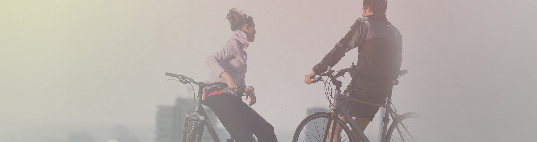 Couple Biking