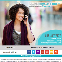 Essex Fells Newsletter Archive - Image Dermatology August Newsletter 2016
