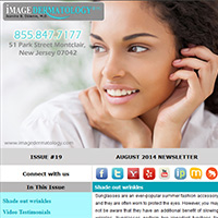 Essex Fells Newsletter Archive - Image Dermatology August Newsletter 2014