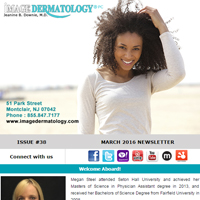 Essex Fells Newsletter Archive - Image Dermatology March Newsletter 2016