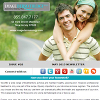 Essex Fells Newsletter Archive - Image Dermatology May Newsletter 2015