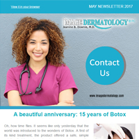 Image Dermatology May Newsletter 2017