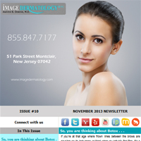 Essex Fells Newsletter Archive - Image Dermatology November Newsletter 2013