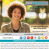 Essex Fells Newsletter Archive - Image Dermatology October Newsletter 2014