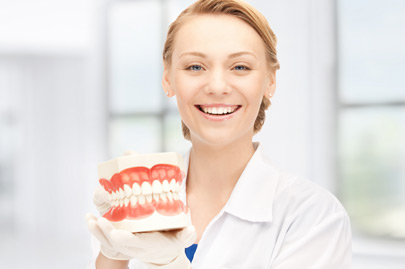 Doctor with jaws