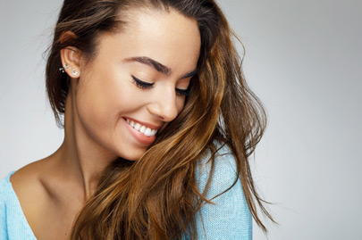 Young woman with a beautiful smile