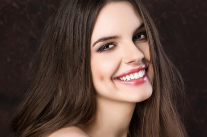 Smiling beautiful woman