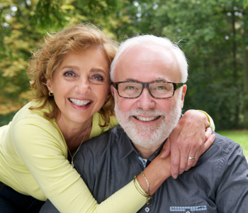 Smiling Elderly Couple
