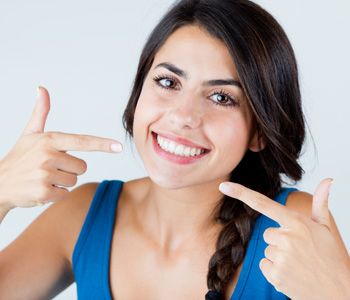 Smiling Women with Perfect Teeth