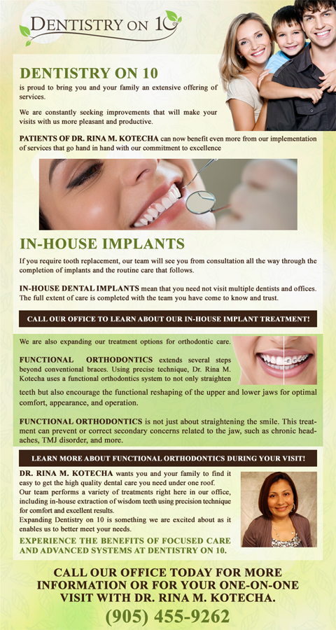 Dentist Mississauga ON - Banner