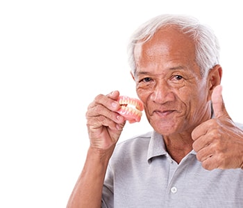 Patients in Quincy, MA ask, “Do full dentures look real?”
