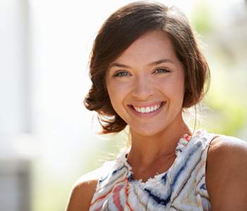 Young Woman Smiling At Camera
