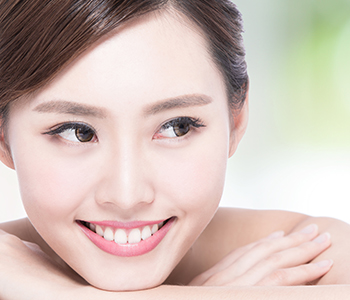 Smiling young women