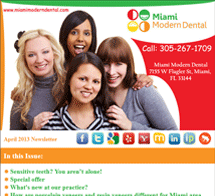 Miami Dental - April 2013 Newsletter