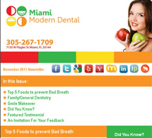 Miami Dental - November 2011 Newsletter