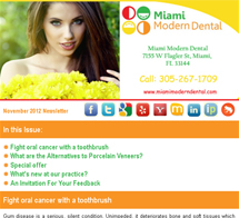 Miami Dental - November 2012 Newsletter