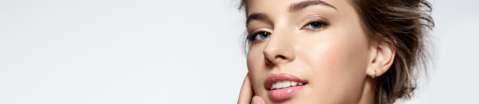 Beautiful woman with clean skin