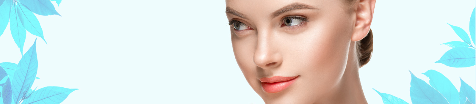 Women with perfect skin