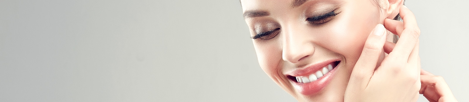Beautiful young woman with clean fresh skin