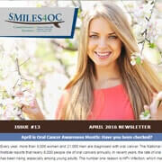Dentist Costa Mesa Newsletters - April, 2016 Newsletter