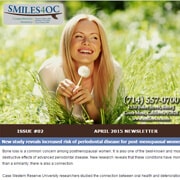 Dentist Costa Mesa Newsletters - April, 2015 Newsletter
