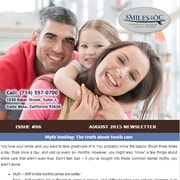 Dentist Costa Mesa Newsletters - August, 2015 Newsletter
