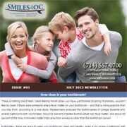 Dentist Costa Mesa Newsletters - July, 2015 Newsletter
