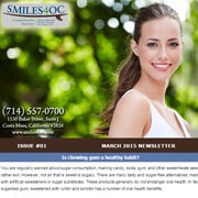 Dentist Costa Mesa Newsletters - March, 2015 Newsletter