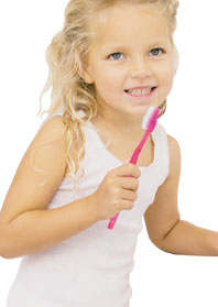 Kid Brushing Teeth