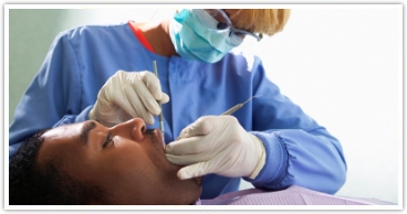 Patient Receiving Dental Treatment