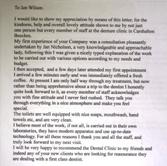 Written Testimonial 12