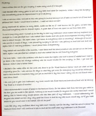 Written Testimonial 21