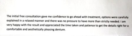 Written Testimonial 25
