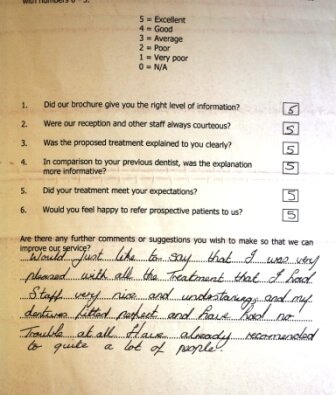 Written Testimonial 30