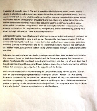 Written Testimonial 42