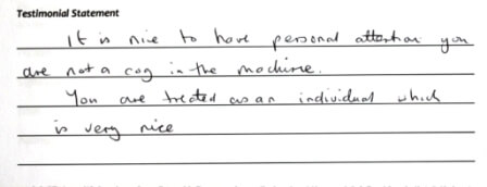 Written Testimonial 46