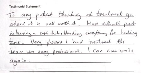 Written Testimonial 48