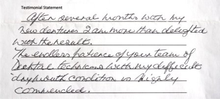 Written Testimonial 49