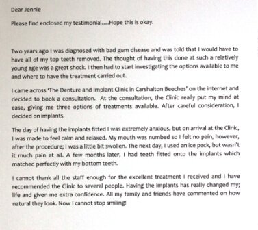 Written Testimonial 9